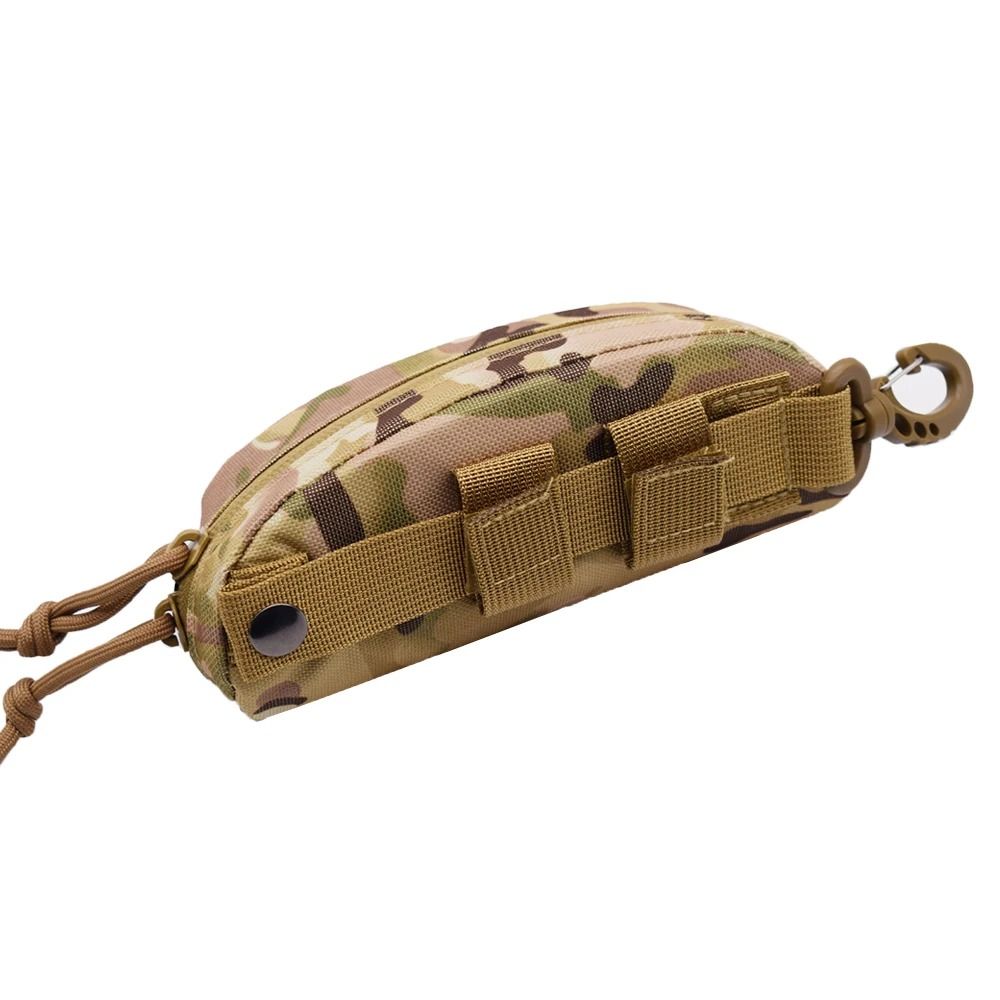 Tactical Molle Hard Shell Glasses Pouch Shockproof Eyewear Case