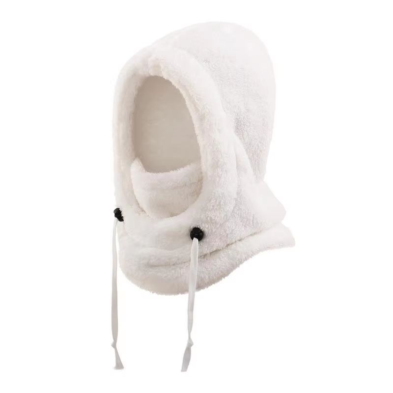 Kids Plush Balaclava Hat with Neck Cover and Full Face Wind Protection