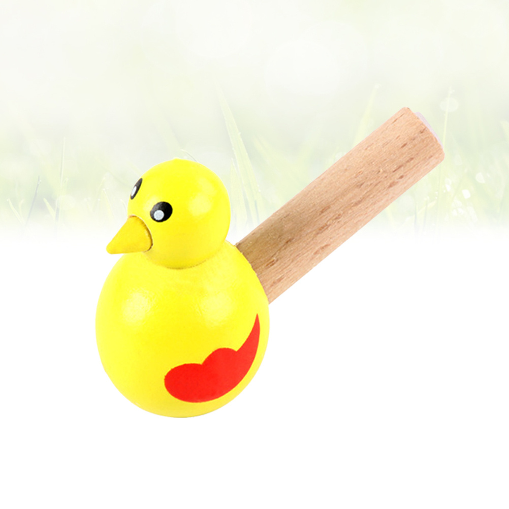 Colorful Wooden Bird Whistle Fun Noise Maker for Parties, Festivals & Gifts
