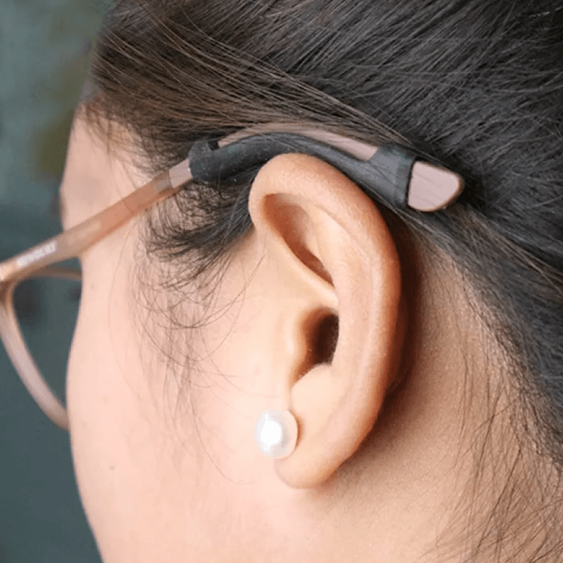 Soft Silicone Temple Covers for Glasses – Secure Fit & Pain-Free Wear