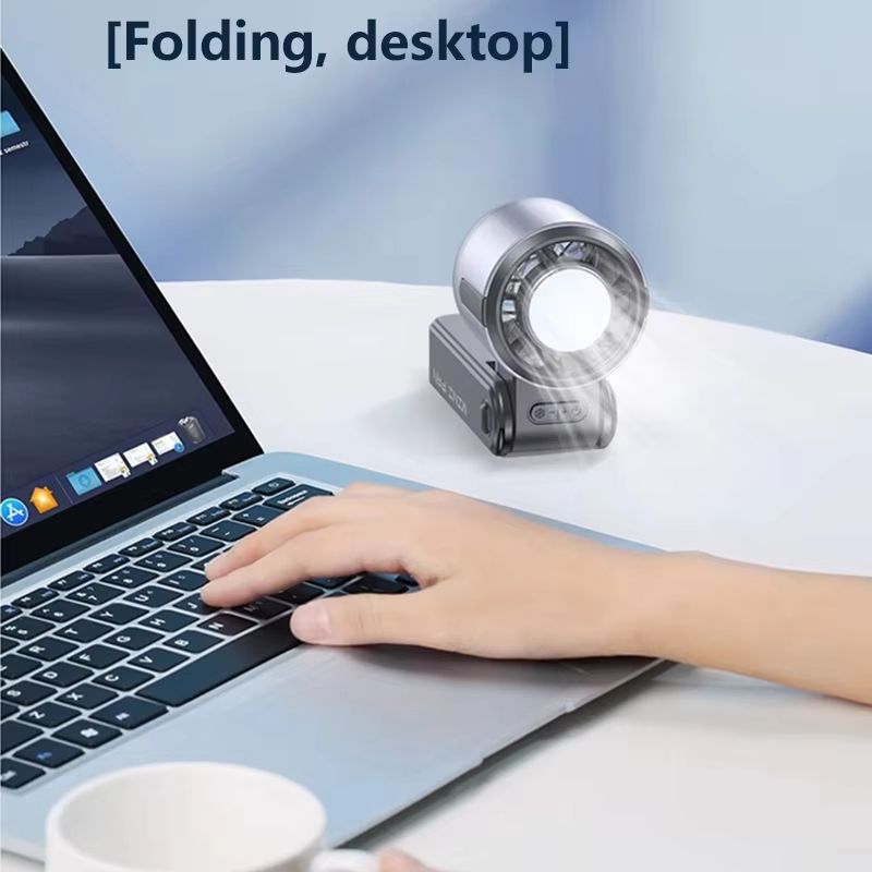 Xiaomi Turbo Handheld Fan – High-Speed USB Rechargeable Mini Fan with LED Display