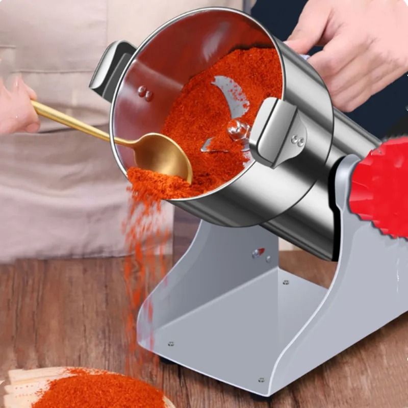 Electric Grain and Spice Grinder – 220V 1000g/2000g High-Power Food Mill