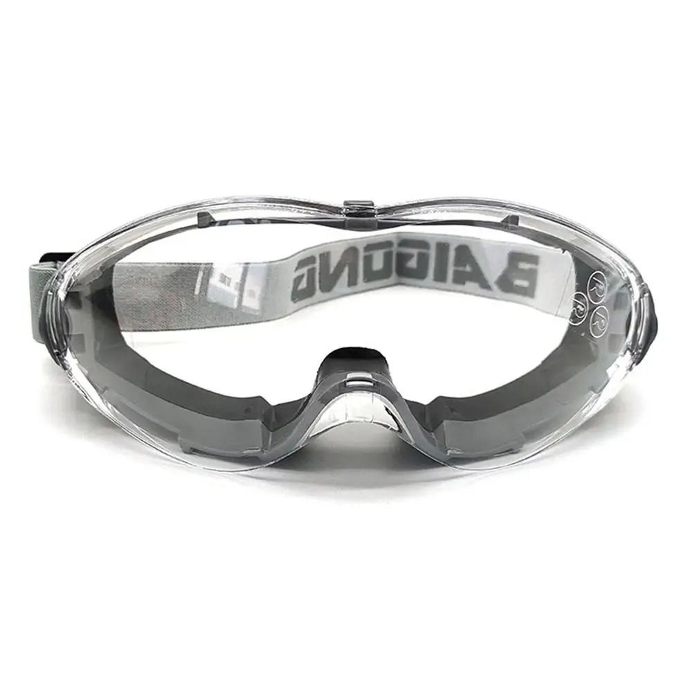 Anti Fog Safety Goggles Clear Lens Protective Eyewear Over Glasses Industrial Use