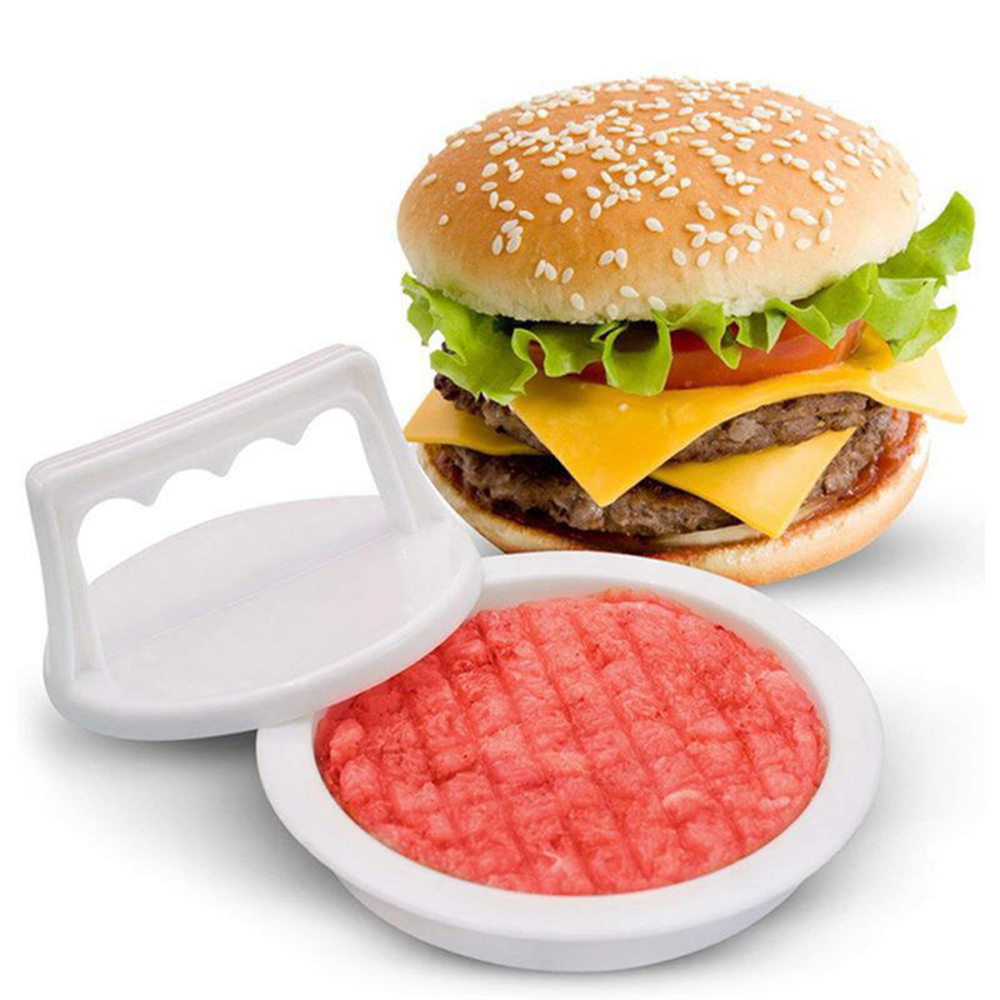 Stuffed Burger Press, BBQ Burger Maker Mould, Plastic Meat Grill Hamburger Press, Kitchen Tool