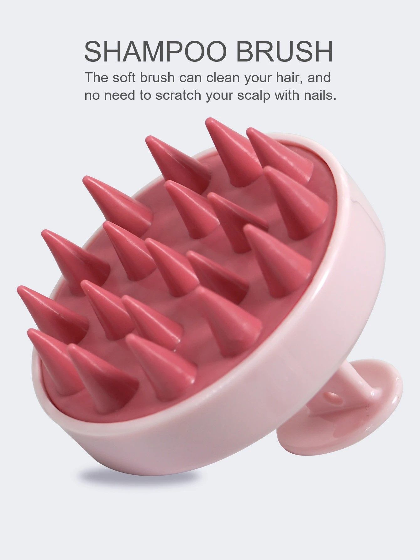 Silicone Spa Scalp Massager Brush – Ergonomic Deep-Clean Shampoo Comb & Scalp Massage Tool