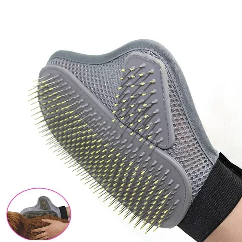 Pet Grooming Glove Hair Removal Brush For Cats And Dogs