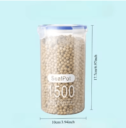 Food Grade Sealed Storage Box for Grains and Fresh Keeping 1pc 4pcs Set