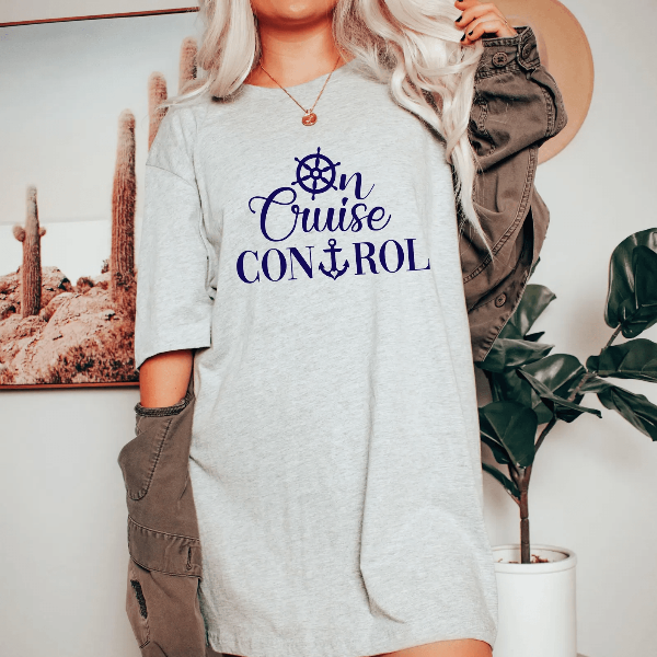 On Cruise Control Shirt Funny Cruise Vacation Tee Cruise Crew Shirt