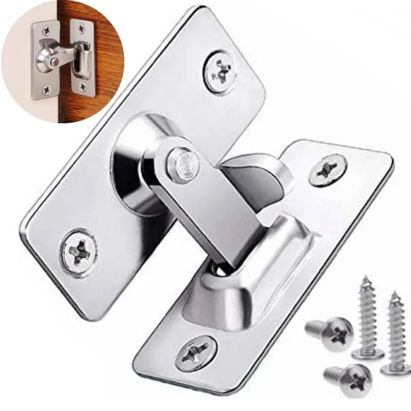 90 Degree Door Latch Stainless Steel Barn Door Hook Lock Hardware