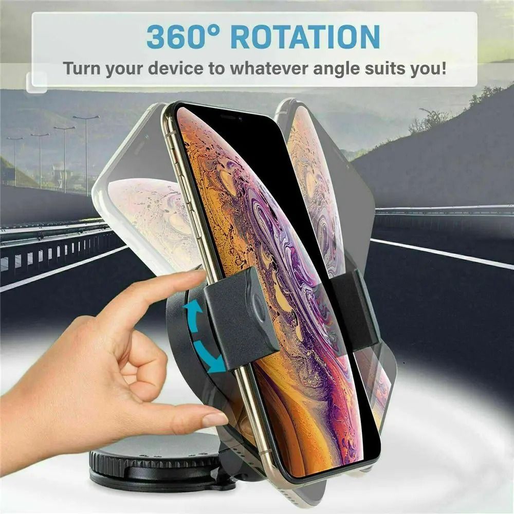 Dashboard Silicone Suction Mount – Windscreen Smartphone Holder – High-Yield Mobile Interaction Hub