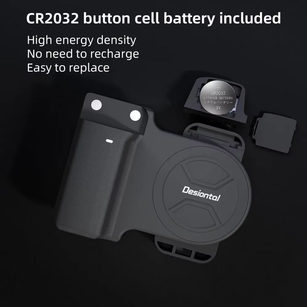 Sleek Selfie Grip and Phone Camera Grip with Detachable Bluetooth Remote
