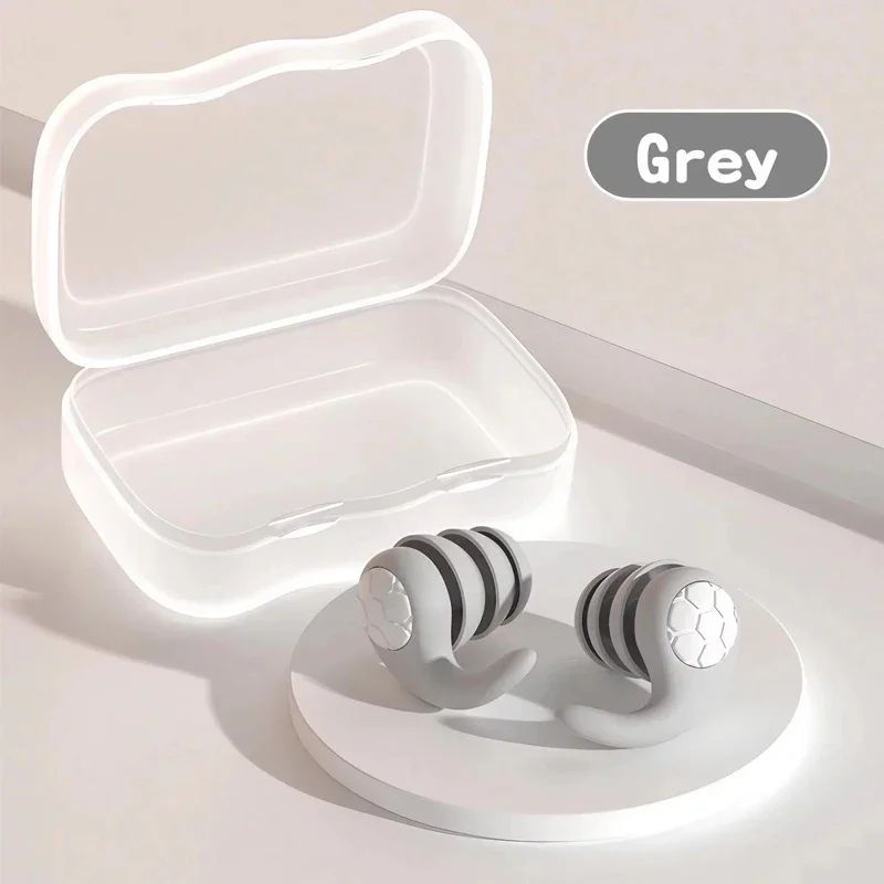 Silicone Earplugs Noise Reducing Waterproof Sleep Earplugs