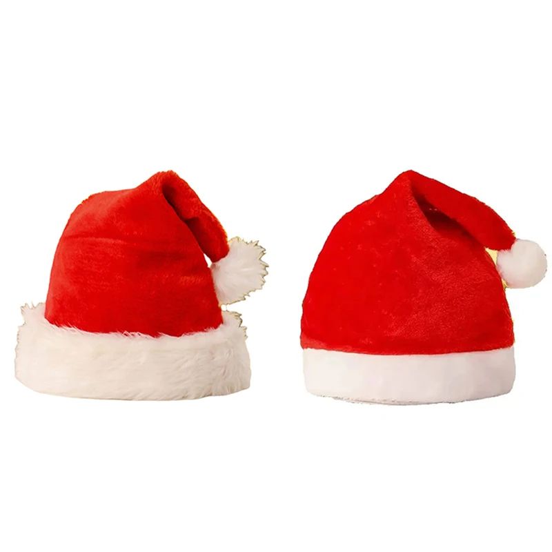 Long Plush Santa Christmas Hat