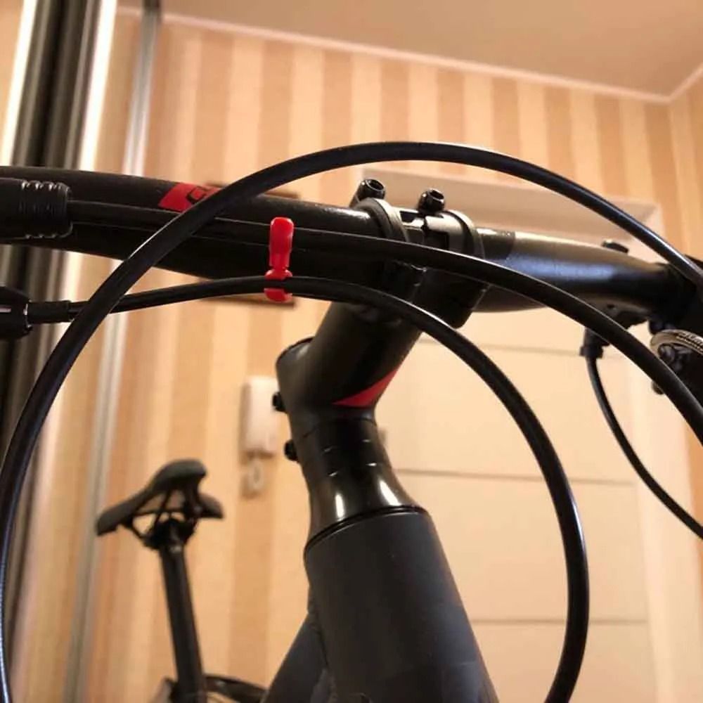 10-Piece Rotatable S-Style Bicycle Cable Management Clips