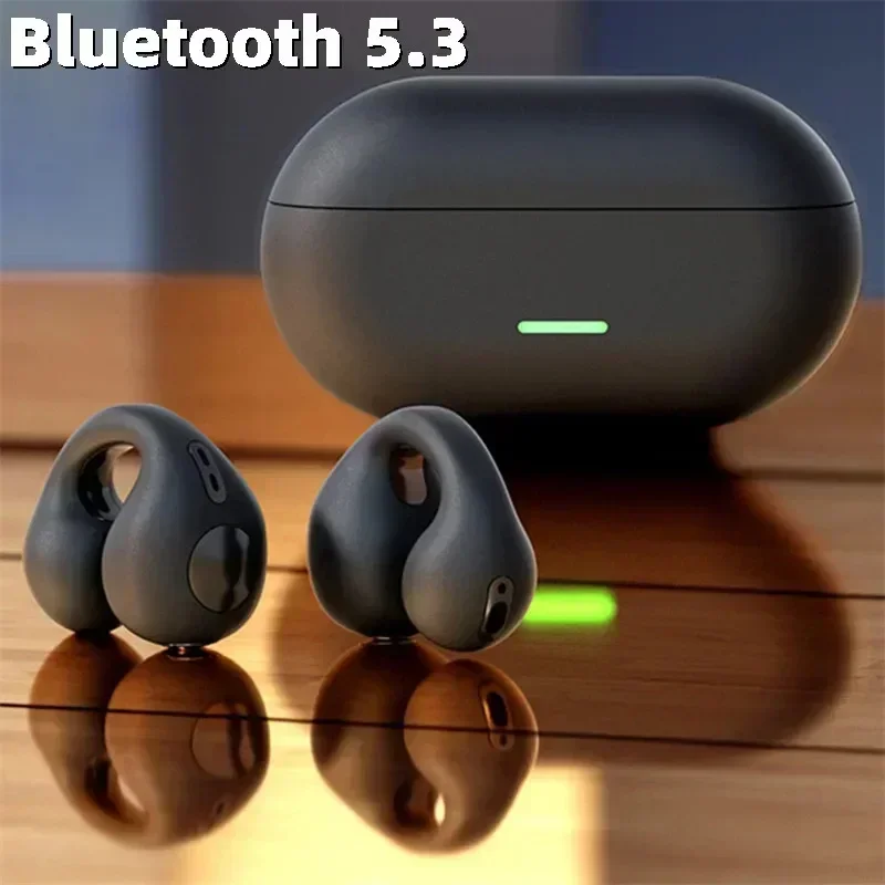 Open Ear Bone Conduction Headphones with Bluetooth Waterproof Sports Design