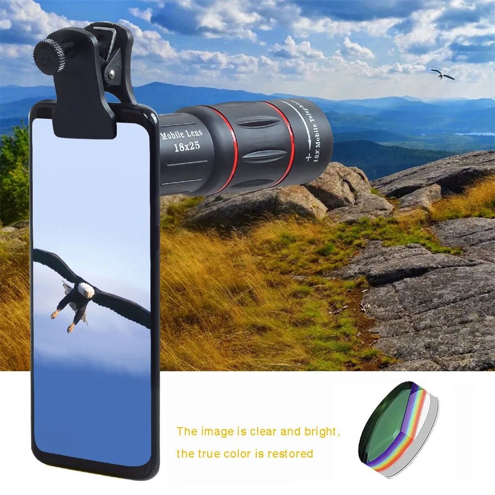 18x Telephoto Lens for Smartphone Travel Outdoor Photography