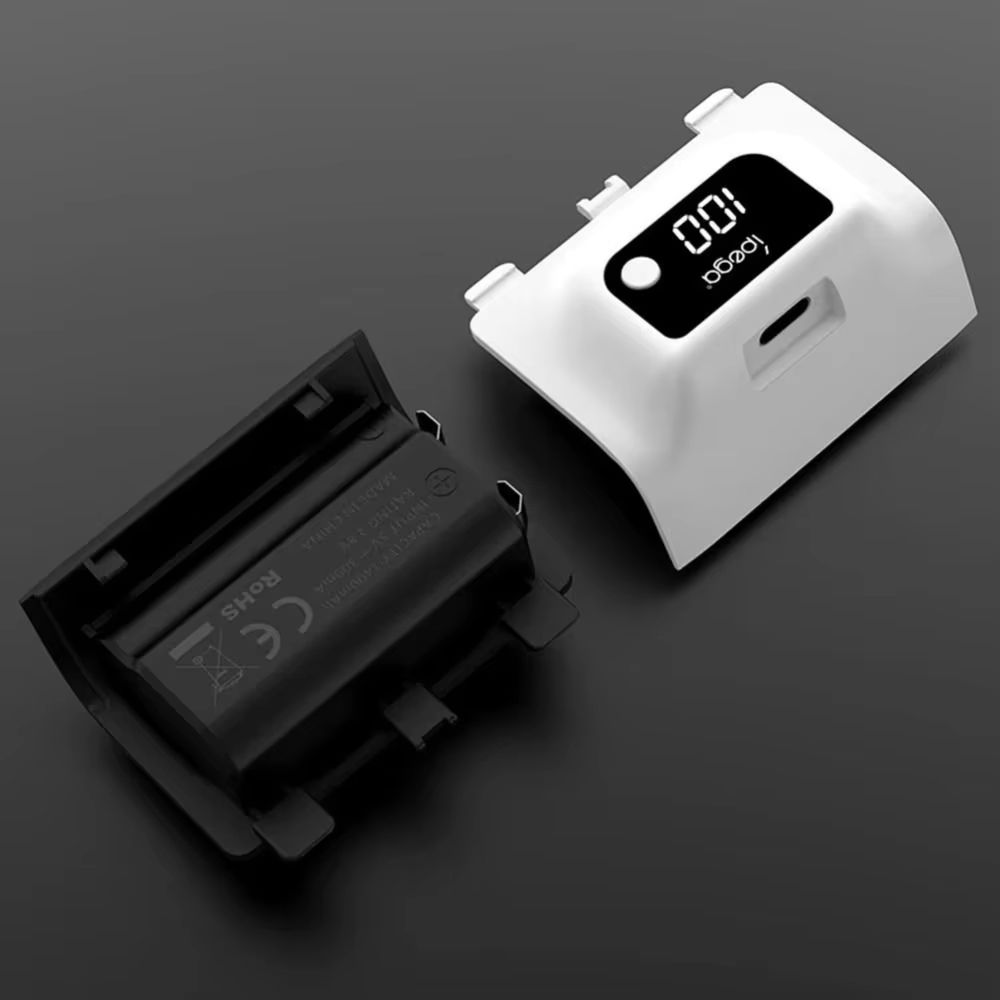 1400 mAh Rechargeable Wireless Gamepad Battery with Digital Display Compatible with Xbox Series X and Series S Controlle