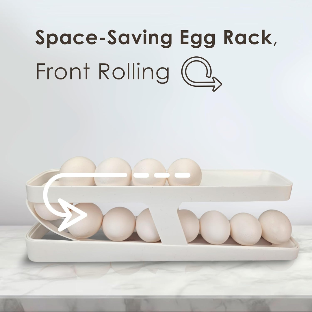 Automatic Scrolling Egg Rack Holder