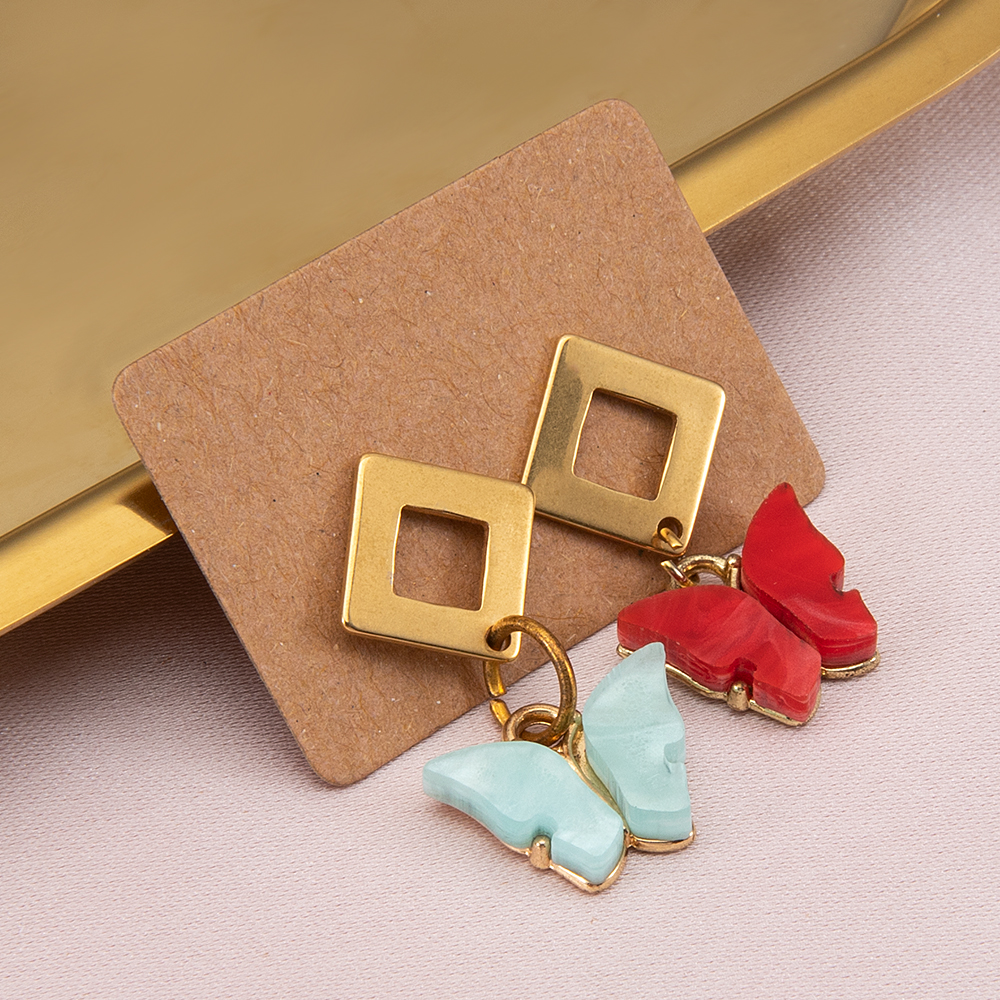 Earring Display Cards for Women, Kraft Paper Jewelry Packaging, Handmade Earring Studs Price Tags