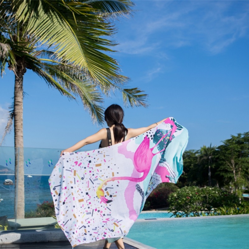 Women Beach Dress, Large Bikini Bathing Swimwear Cover Up Sarong Wrap Scarf