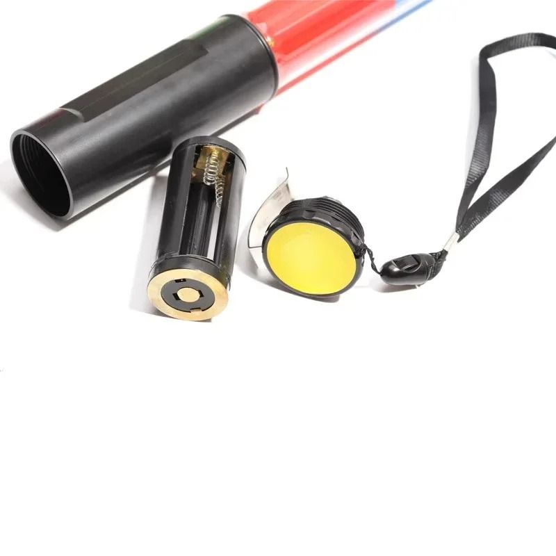 LED Traffic Signal Baton Warning Light Wand with Multiple Flashing Modes