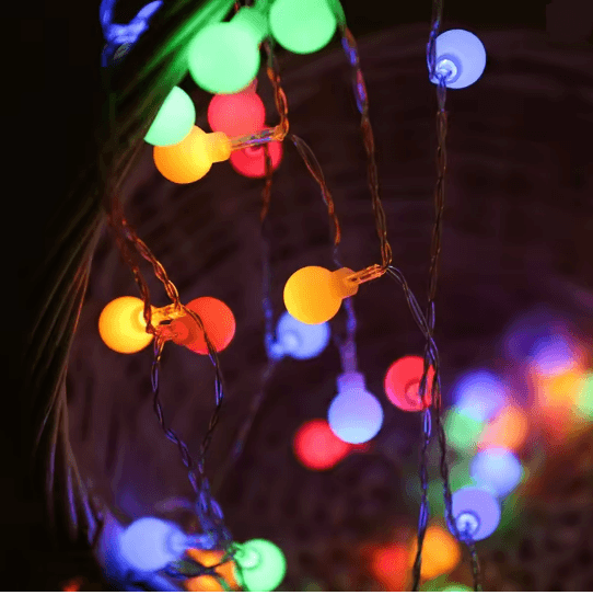 GlowGarden 10 m USB Battery LED String Lights Garland