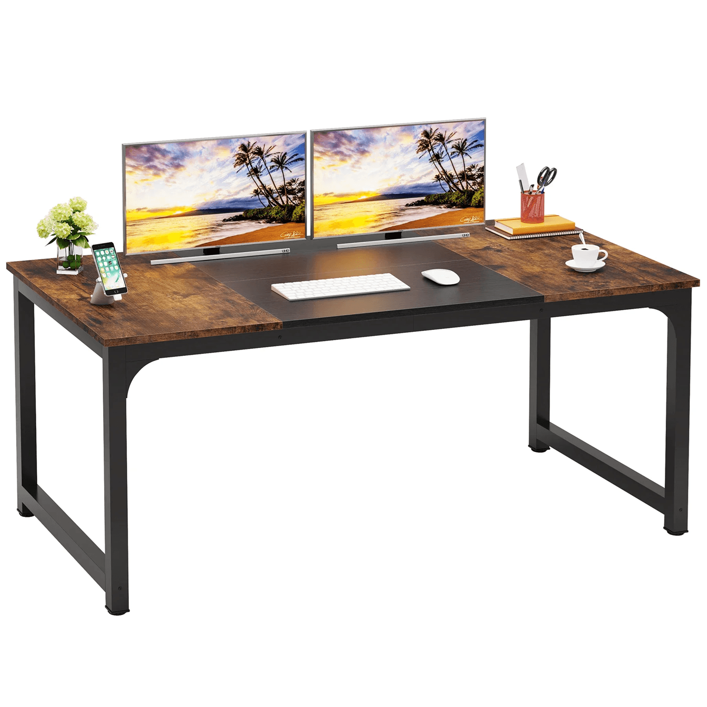 Tribesigns Modern Large Computer Desk for Home Office Workstation
