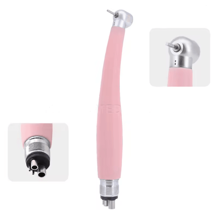 AeroLite Pink LED Dental High Speed Handpiece with Ceramic Bearings