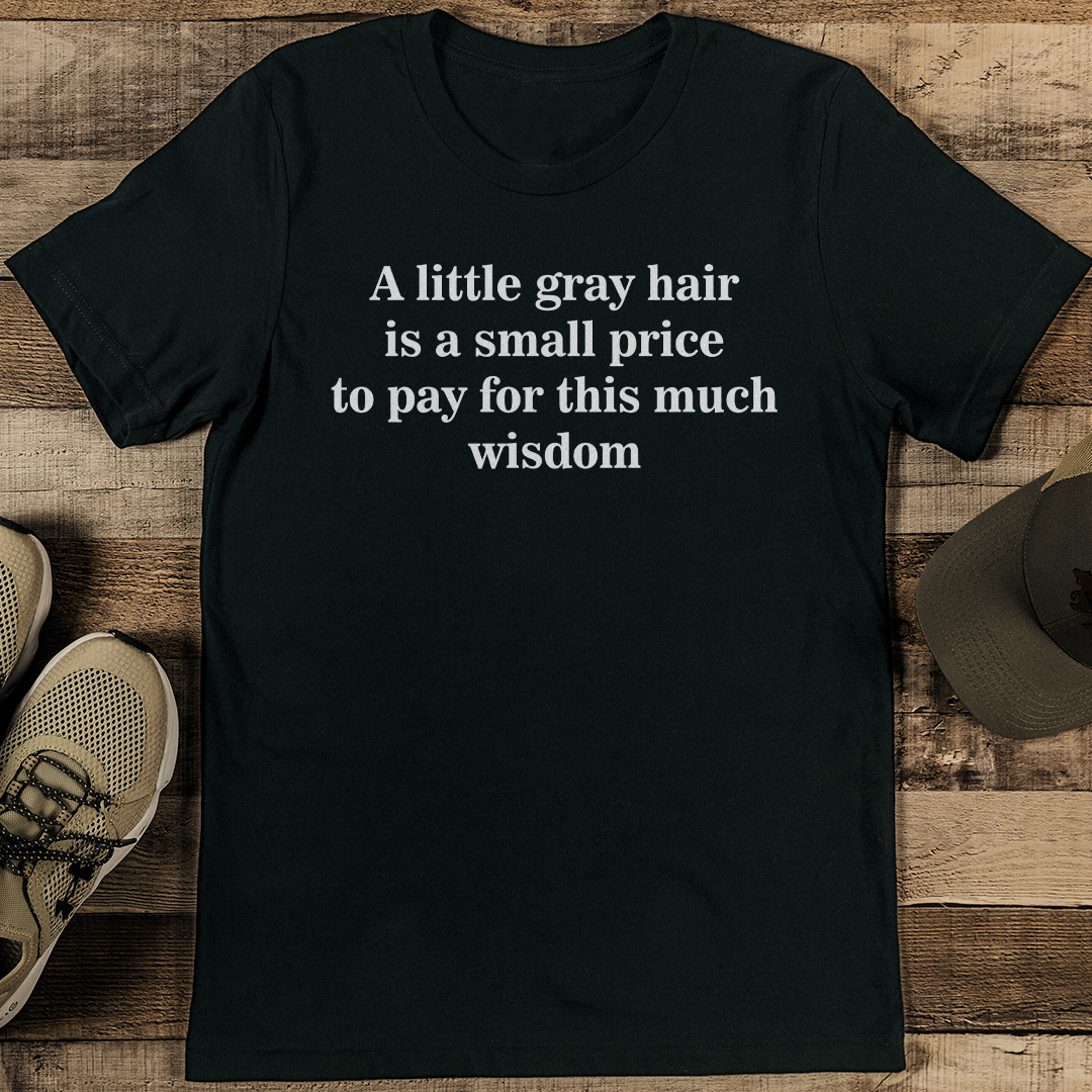 A Little Gray Hair Is A Small Price To Pay For This Much Wisdom Tee
