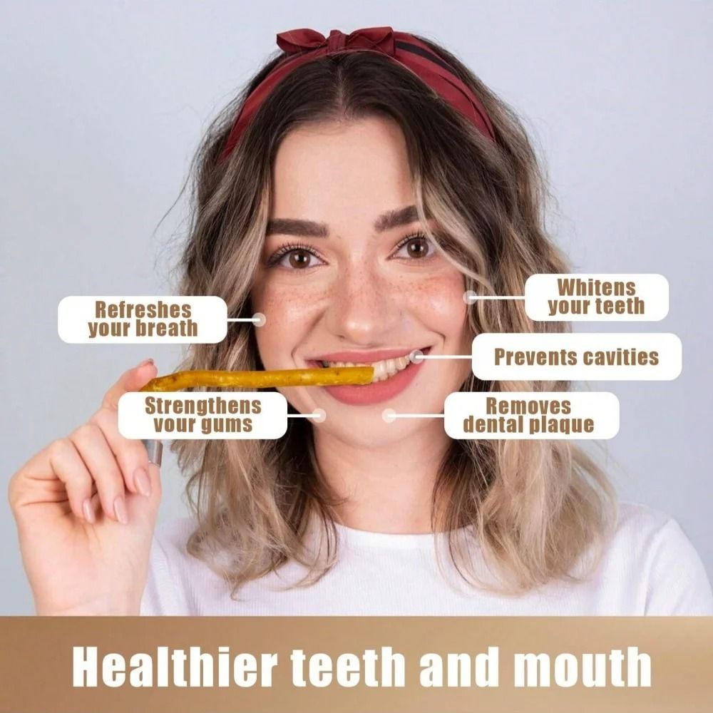 Special Branch Lilac Flavored Miswak Toothbrush Vacuum Sealed Natural Oral Care Stick for Fresh Breath and Healthy Gums