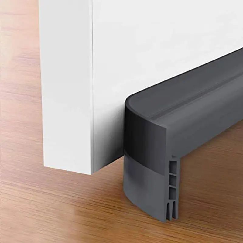 Under Door Draft Stopper Adhesive Seal Strip Noise Dust Blocker