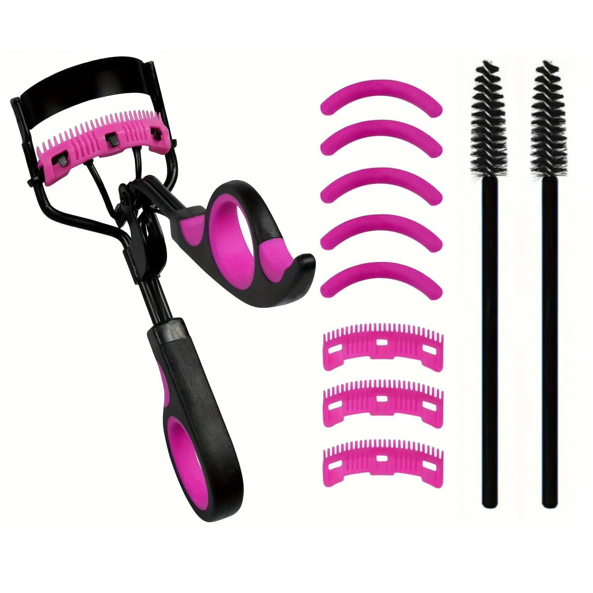 Professional Eyelash Curler Set Lash Curling Tool with Replacement Pads