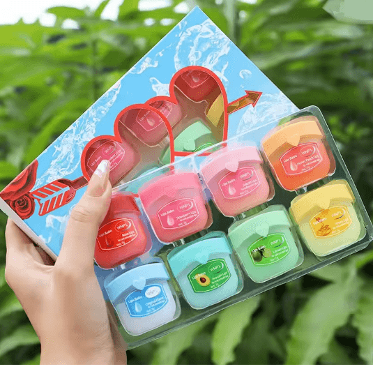 Fruit Lip Balm Set Moisturizing Non Sticky Lip Care Collection