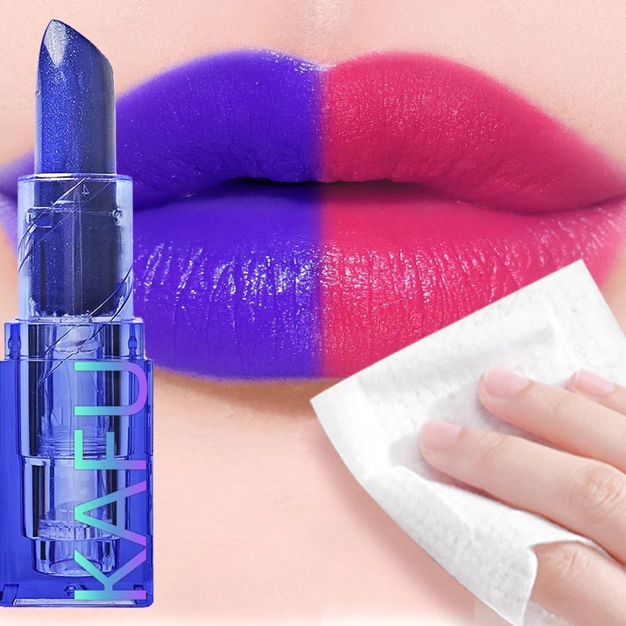 Blue Rose Color Changing Lipstick Moisturizing Temperature Lipstick