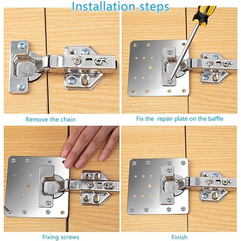 Cabinet Hinge Repair Plate Kit