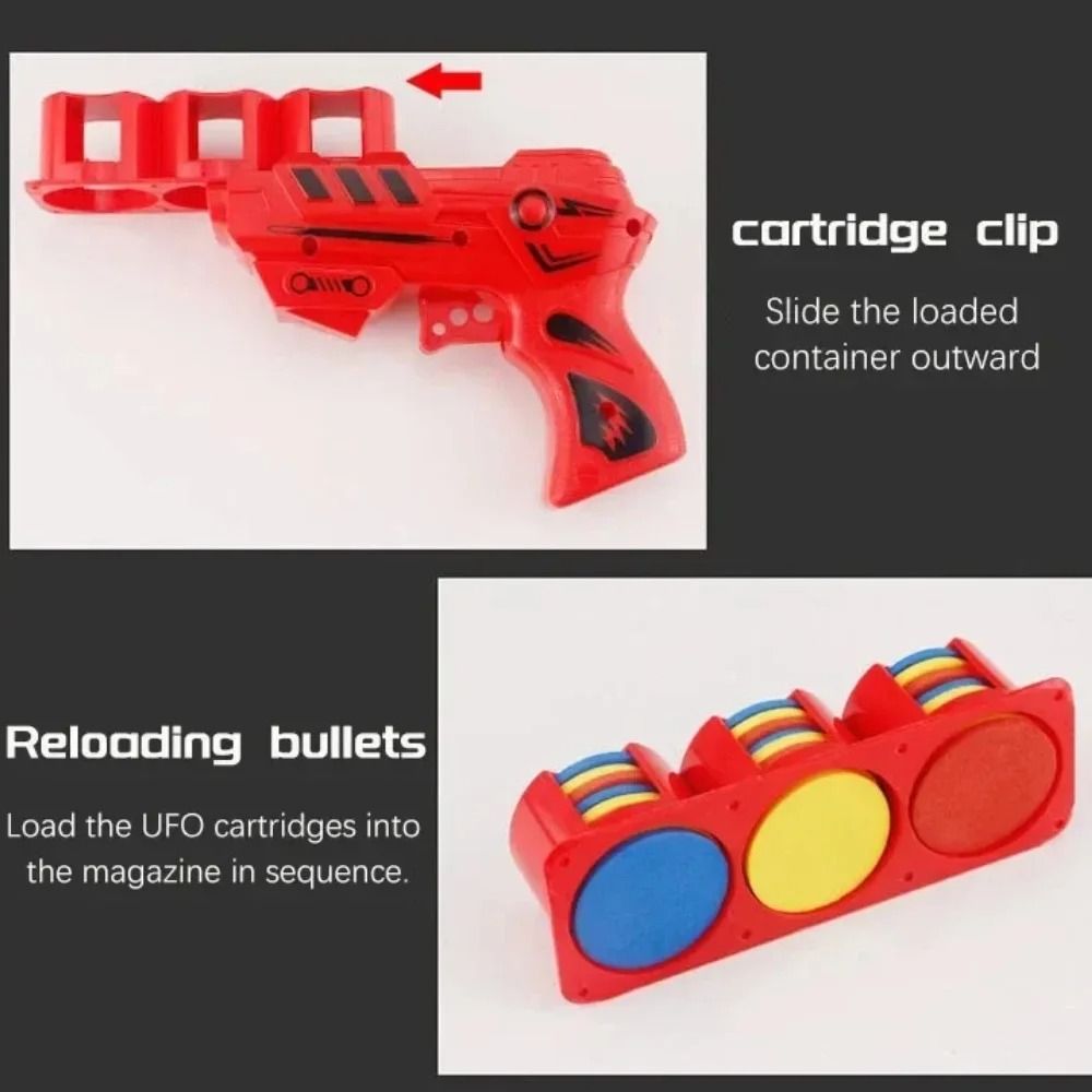 Youngsters UFO Launcher with Soft EVA Bullets