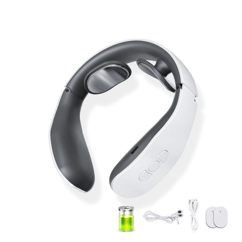 Adjustable Heat Cervical Vertebra Relax, Electric Neck and Shoulder Pulse Massager, Pain Relief Kneading Machine