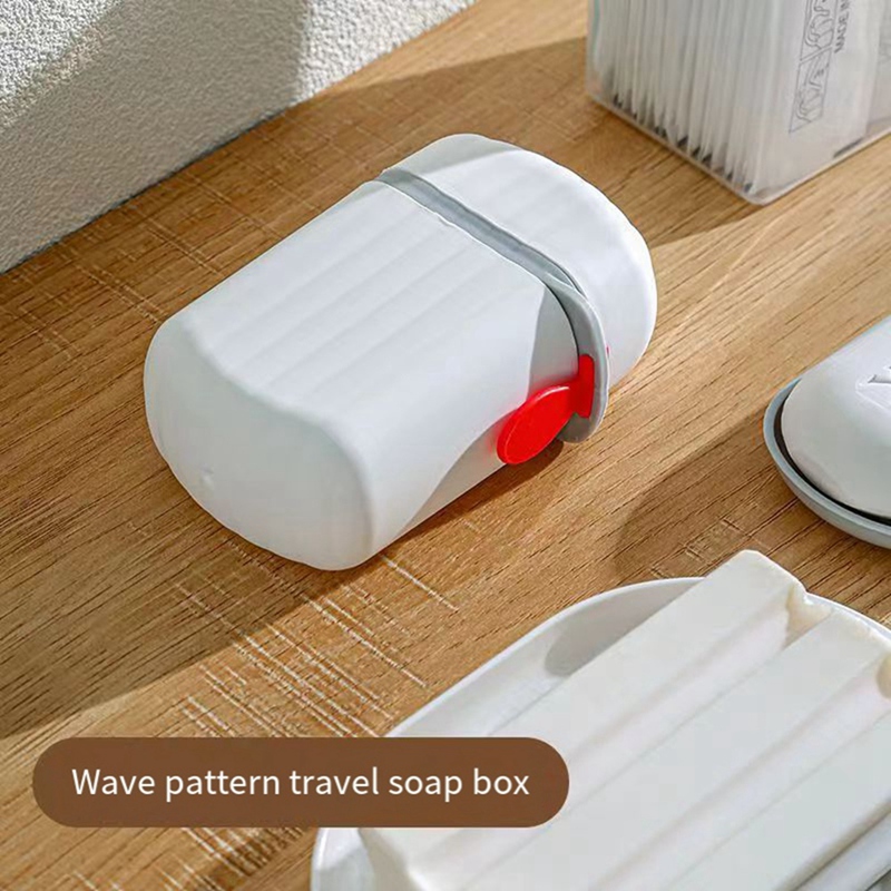 Fashion Portable Soap Box, Waterproof Sealed Design for Travel, Hiking, Camping