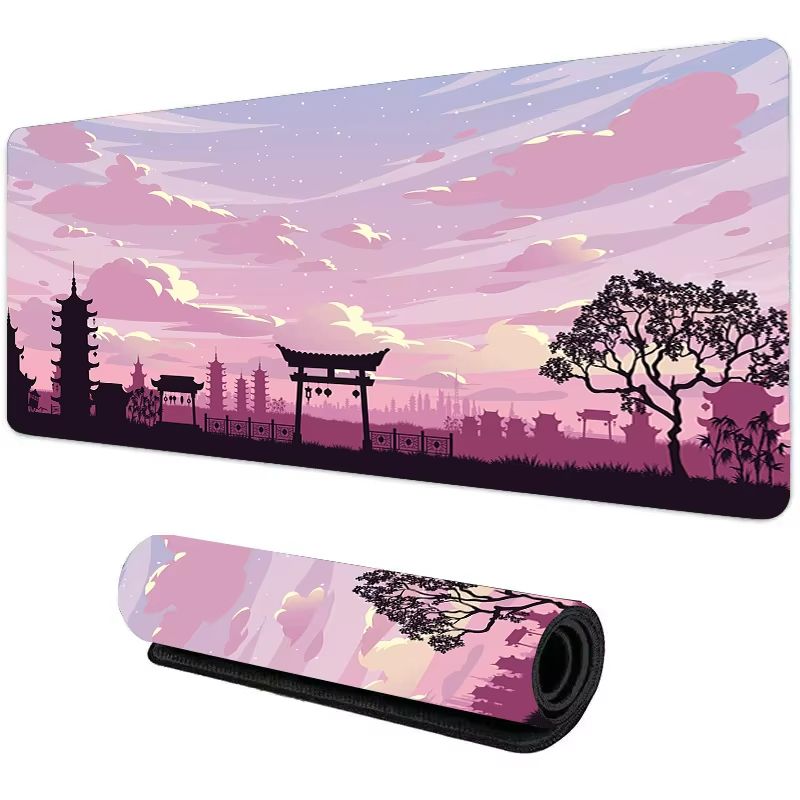 Moonlight Aura XXL Gaming Desk Mat - Large Mouse Pad with Non Slip Base