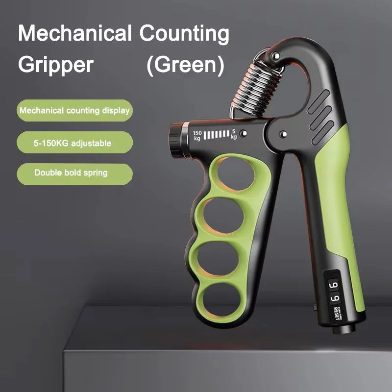 Premium Adjustable Hand Grip Strengthener & Grip Strength Trainer (5–150 kg Resistance)