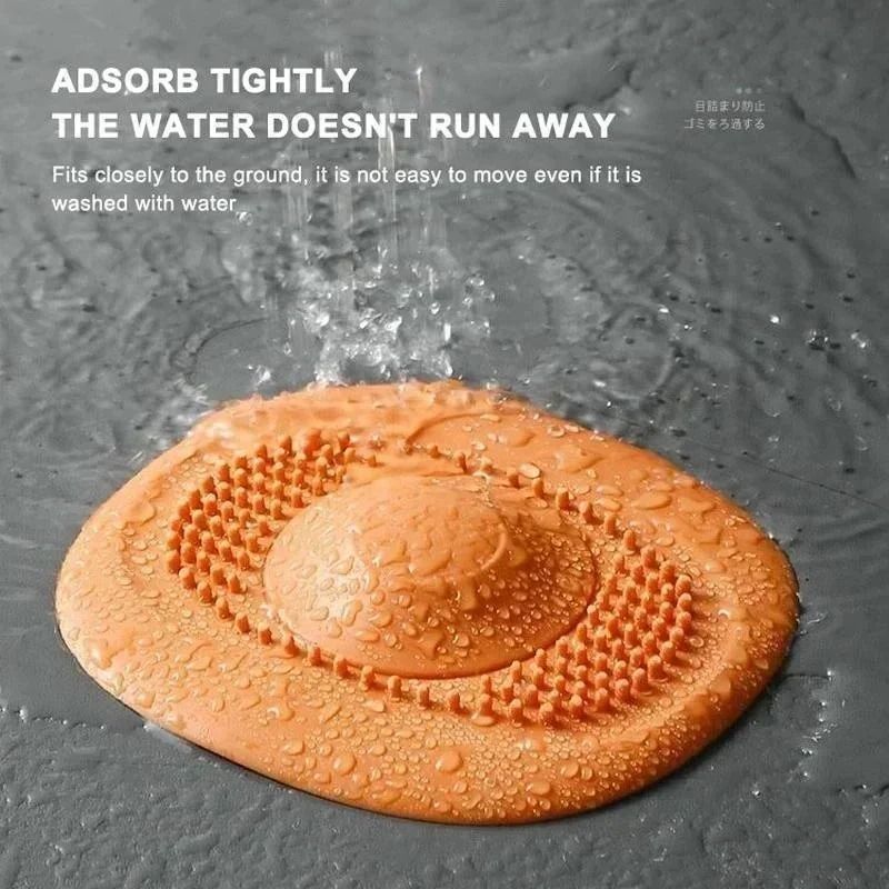 Multipurpose Drain Cover Plug and Hair Catcher for Kitchen and Bathroom