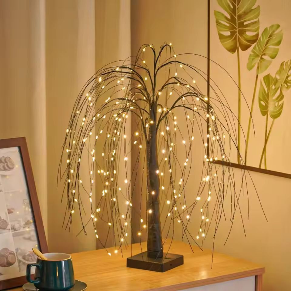 Enchanted Willow Glow – LED Fairy Light Bonsai Tree