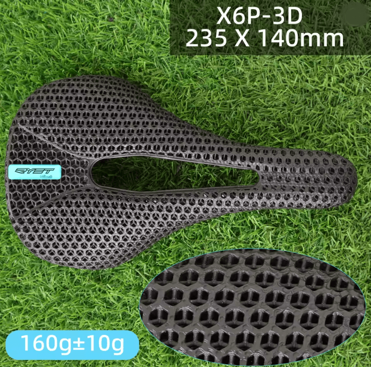 3D Printed Carbon Bike Saddle Ultralight Road and MTB Racing Seat Cushion