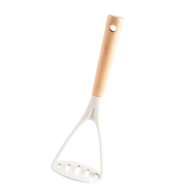 Silicone Potato Masher and Garlic Press Easy Clean Kitchen Tool
