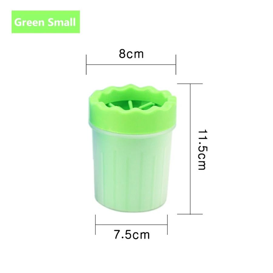 Pet Paw Cleaning Cup with Soft Silicone Brush