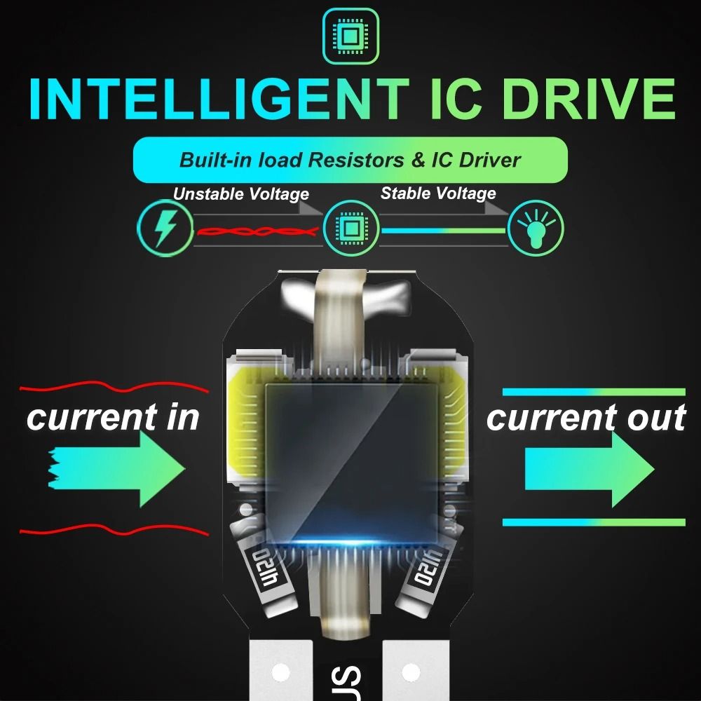 T10 W5W LED Car Bulbs 5730 8SMD 12V White Light Pack