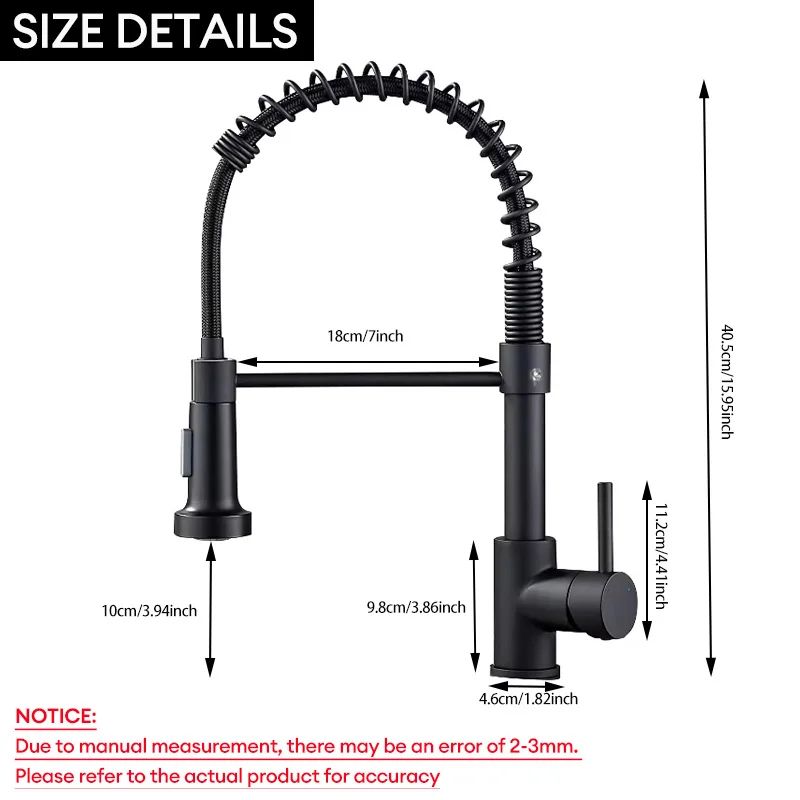 ProFlow 360° Pull Down Kitchen Faucet with High-Pressure Spray