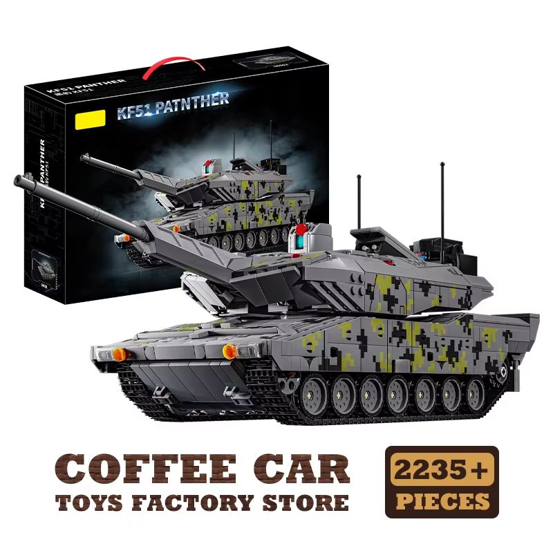 T-14 Main Battle Tank Building Blocks Set Military Model Toy
