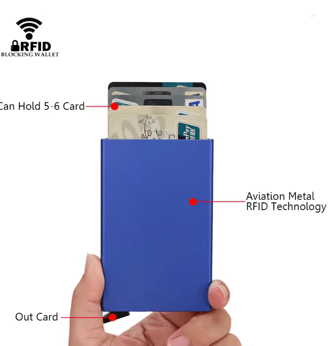 Metal Slim RFID Card Wallet