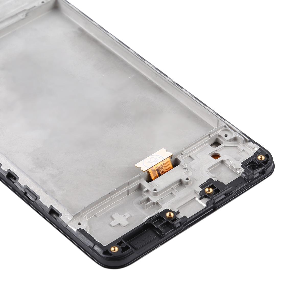 Samsung Galaxy A21s Screen Replacement LCD Digitizer Assembly with Frame Black